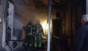 Bursa'da �ay oca��nda korkutan yang�n