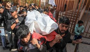 Ramazan'� yine kana bulad�lar... Soyk�r�mc� �srail'den Gazze sald�r�s�