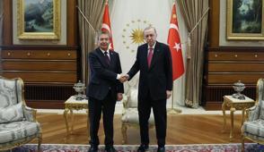 Ba�kan Erdo�an, KKTC Ba�bakan� �stel'i kabul etti
