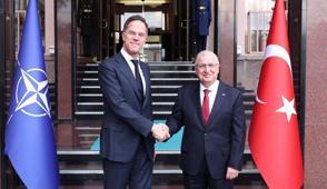 Bakan G�ler,  NATO Genel Sekreteri Rutte ile g�r��t�