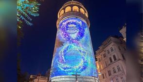 Galata Kulesi'nde s�f�r at�k mesaj�... Geri d�n���me dikkat �ekildi