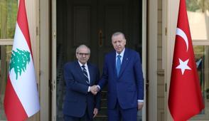Ba�kan Erdo�an, L�bnan Ba�bakan� Nevvaf Selam'� kabul etti
