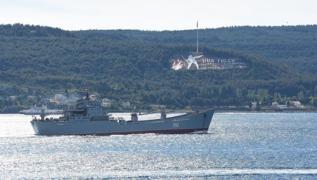 Rus savaş gemisi 'Saratov', Çanakkale Boğazı'ndan geçti