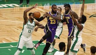Los Angeles Lakers, Boston Celtics'i sper yldzlaryla devirdi