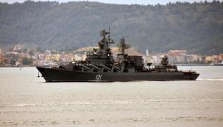 Rus savaş gemileri Ege Denizi'ne doğru yol aldı