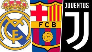 Real Madrid, Barcelona ve Juventus şimdilik yırttı