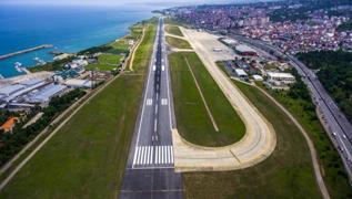 Trabzon Havaliman'nda pist onarm almalar yaplacak