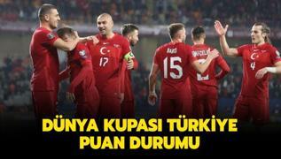 2022 Dünya Kupası Türkiye puan durumu nasıl? Dünya Kupası G Grubu Türkiye puan durumu