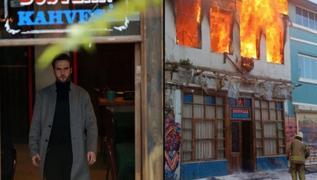 Çukur'un çekildiği Balat'taki kahvehane cayır cayır yandı!