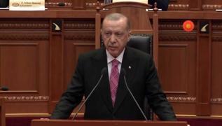 Başkan Erdoğan, Arnavutluk Meclisi'ne hitap etti: Her zaman imkanlarımızla yanınızda olacağız