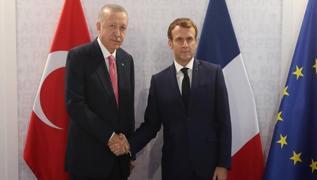 Başkan Erdoğan ile Macron görüştü... Müzakere ve diplomasi vurgusu