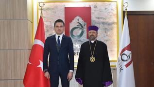 Ermeni Patrik Maşalyan'dan Kaymakam Çakır'a Ziyaret