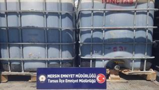 Mersin'de kaçak akaryakıt! 5 ton 952 litre ele geçirildi