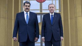 Bolivarcı Venezuela Cumhuriyeti Cumhurbaşkanı Maduro Türkiye'de...Resmi törenle karşılandı