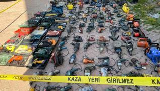 Kayseri'de bir hurdacda 174 alnt eya bulundu
