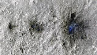 Mars'ta bir ilk... Meteorlarn ses sinyalleri yakaland