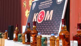 Diyarbakr'da 5 bin litre etil alkol ele geirildi