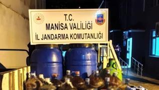 Manisa'da operasyon: Binlerce litre sahte iki bulundu