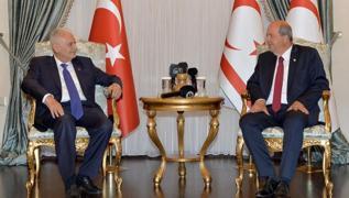 KKTC Cumhurbakan Tatar, Binali Yldrm' kabul etti