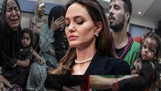 Angelina Jolie'den srail'e tepki! Gazze'deki siviller iin yardm arsnda bulundu  