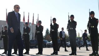 Bakan Erdoan, zbekistan'a gitti