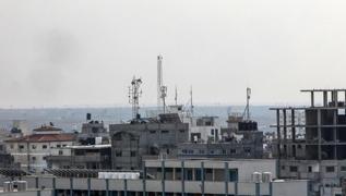 Abluka altndaki Gazze'nin byk blmnde iletiim hizmetleri yine kesildi
