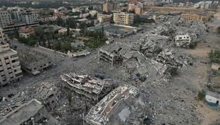 srail ablukas altndaki Gazze'de iletiim 10'uncu kez kesildi