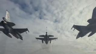 NATO'dan Trk F-16'lar paylam