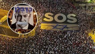srailliler sokaa indi! Netanyahu iin istifa sesleri ykseliyor