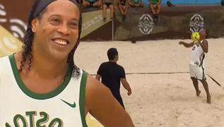 Ronaldinho Survivor'da rüzgar gibi esti! Acun Ilıcalı ile şov yaptı
