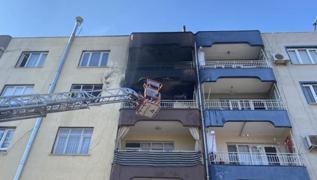 Manisa'da korkun olay! Misafirlie gittii evde yanarak can verdi