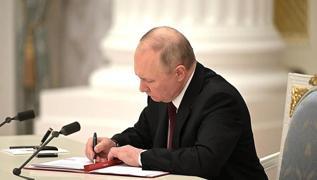 Putin kararnameyi imzaladı... İlhak edilen yerler Güney Askeri Bölgesine dahil edildi