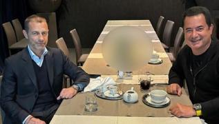 Acun Ilıcalı UEFA Başkanı Aleksander Caferin'le bir arada!