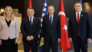 Bakan Erdoan, Bosna Hersek Devlet Bakanl Konseyi yelerini kabul etti