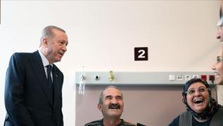 Başkan Erdoğan'la hasta vatandaş arasında samimi diyalog! 'Senin istediğin bu olsun'