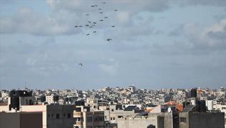 Msr ve BAE sekizinci kez Gazze'ye havadan yardm ulatrdn aklad
