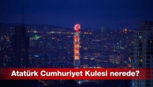 Atatrk Cumhuriyet Kulesi nerede, ka metre yksekliinde?  Atatrk Cumhuriyet Kulesi ald!