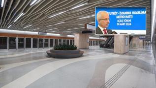 Arnavutky-stanbul Havaliman Metrosu ald... Bakan Uralolu, 24'e konutu: Seyahat sresi 8 dakikaya inecek