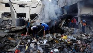 Soykrmc srail Gazze'de halk pazarn vurdu: 8 Filistinli ehit oldu