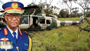 Kenya'da askeri helikopter dt: Genelkurmay Bakan ve 10 asker hayatn kaybetti
