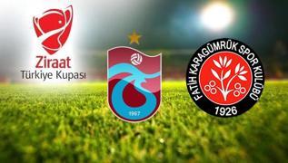 Trabzonspor-Fatih Karagmrk ma canl izle! Trkiye Kupas yar final