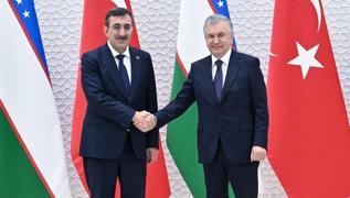 zbekistan Cumhurbakan Mirziyoyev, Cumhurbakan Yardmcs Ylmaz' kabul etti