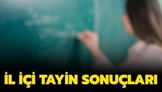 l ii tayin (atama) sonular akland m? MEBBS retmen il ii yer deitirme sonular sorgulama