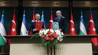 Trkiye ile zbekistan arasnda stratejik ibirlii: 18 anlama imzaland