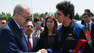 Bakan Erdoan, astronot Atasever'i kabul etti