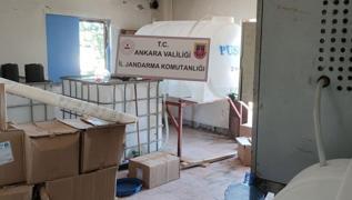 Ankara'da sahte alkol operasyonu... 5 bin  etil alkol 760 litre ele geirildi