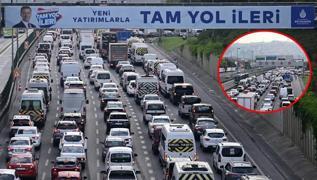 stanbullunun ulam ilesi bitmiyor: Hali Kprs'ndeki alma trafii fel etti
