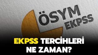 EKPSS tercihleri ne zaman? 2024 SYM EKPSS tercih klavuzu yaynland m?