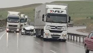Erzurum'da zincirleme trafik kazas: 10 yaral