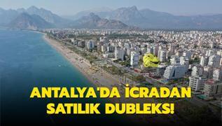 Antalya'da icradan satlk dubleks!